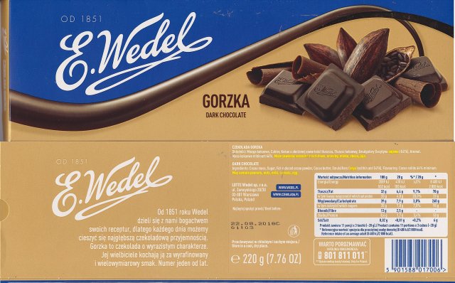 Wedel poziom duze 5 gorzka
