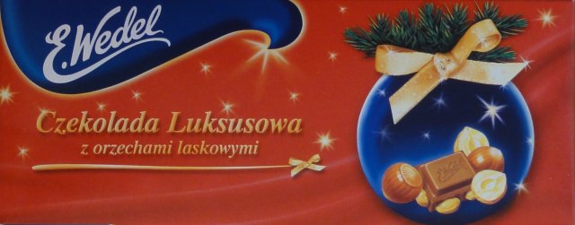 Wedel poziom srednie 3_2 luksusowa czerwona z orzechami laskowymi swiateczna BN 1_cr