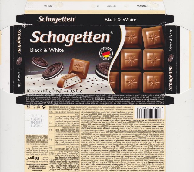 Schogetten Trumpf male 37 Black & White German Quality 1