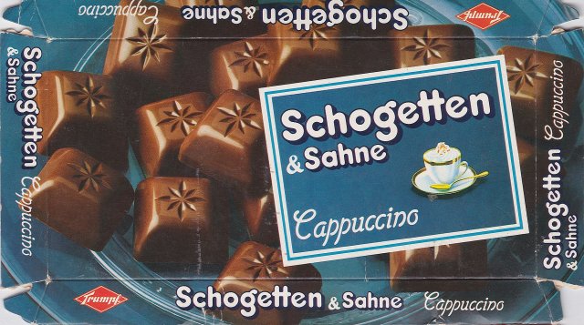 Schogetten Trumpf male 7 & Sahne Cappuccino