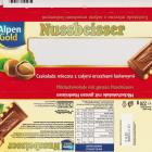 Nussbeisser duze Alpen Gold czekolada mleczna z calymi orzechami 555 kcal
